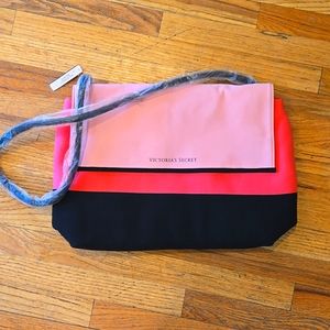 Victoria Secret Bag Neon Stripes